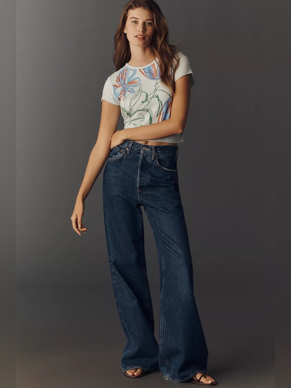 NWT By Anthropologie Evan Tee